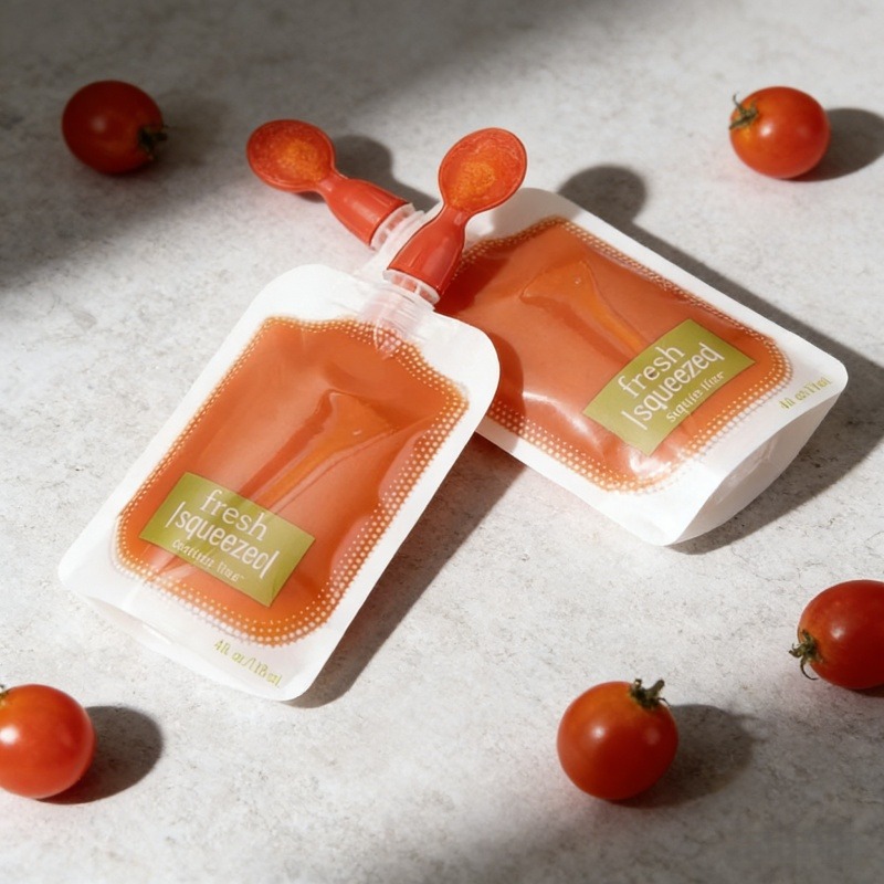 Baby Food Packaging - 50 buah Kantong Penyimpanan Makanan Bayi,