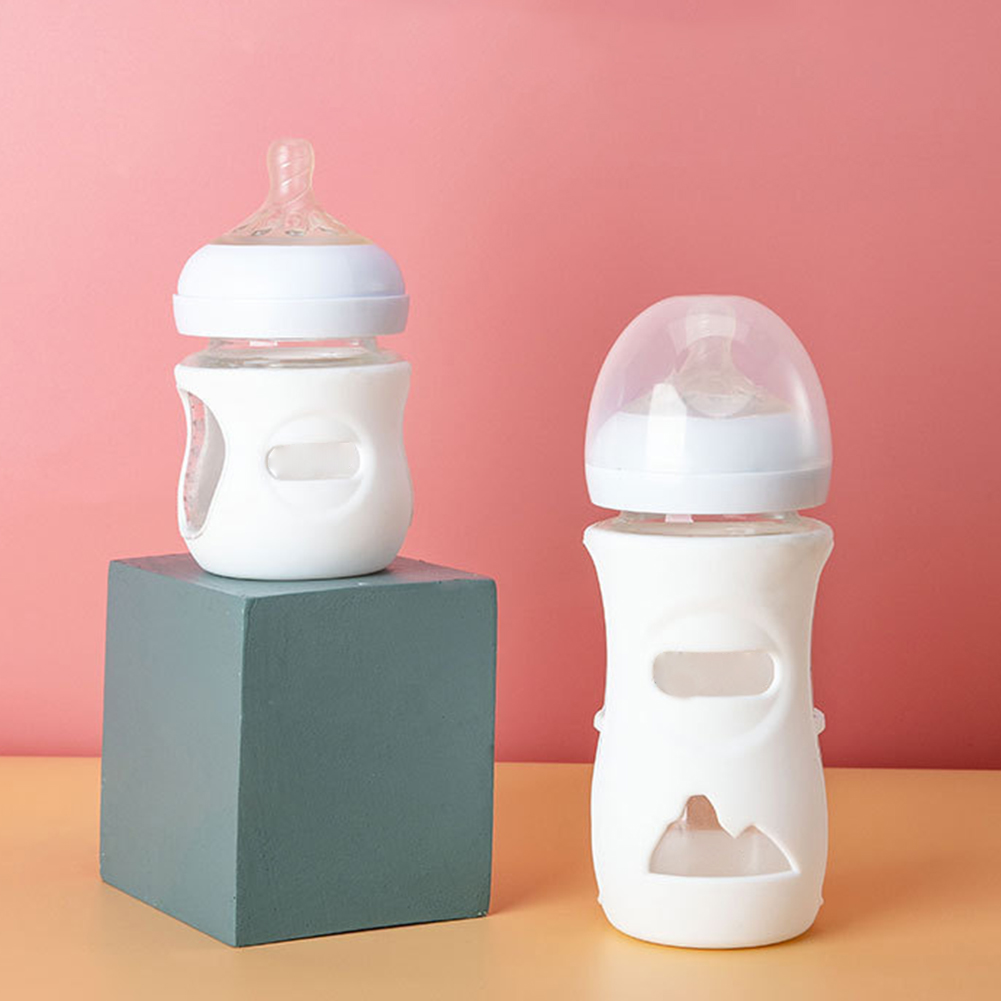 Baby Food Thermos - Penutup pelindung botol susu bayi, silikon