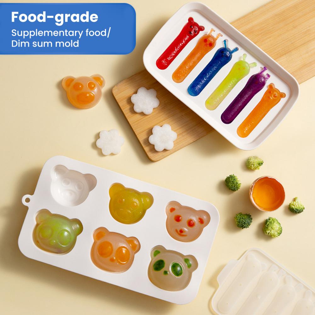Baby Food Dessert - Cetakan Silikon untuk Memanggang, Cetakan Cokelat