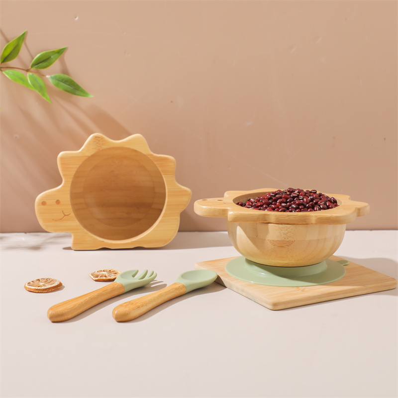Peralatan makan kayu bayi Set  - Baby Food Menu ulasan dan harga