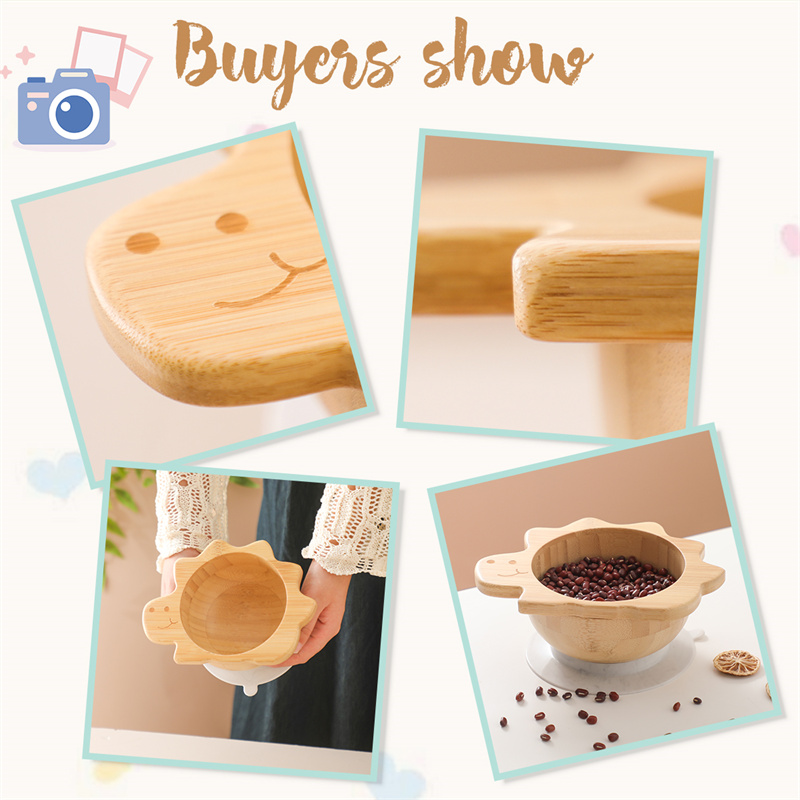 Peralatan makan kayu bayi Set  - Baby Food Menu ulasan dan harga