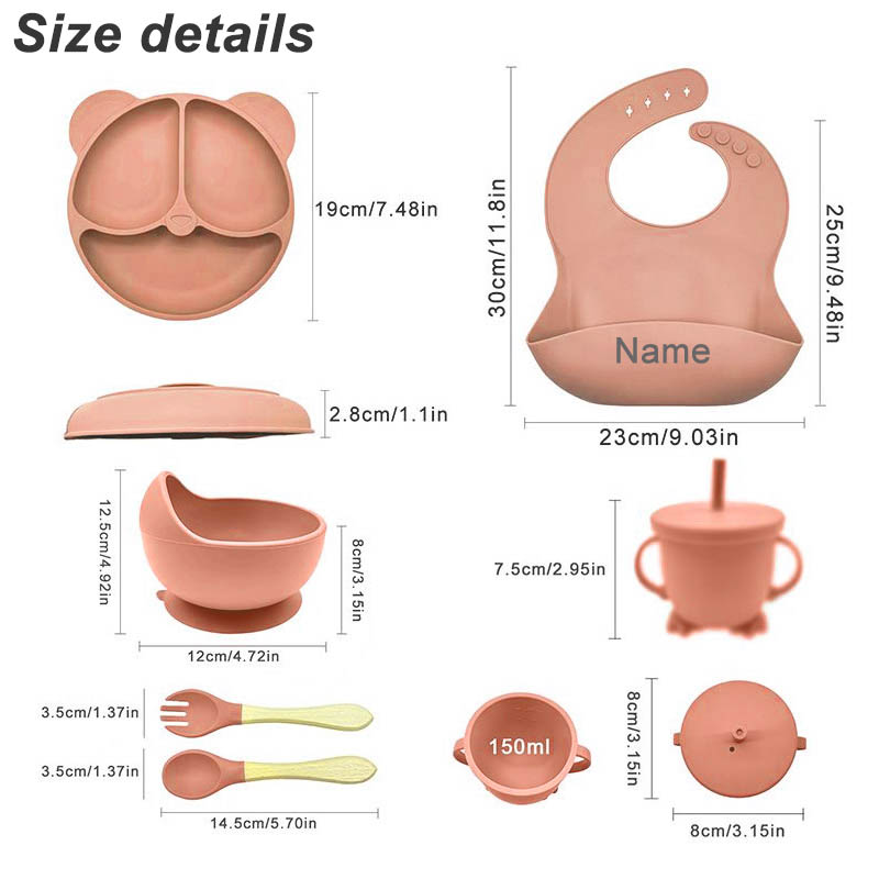 Piring makan bayi, set mangkuk - Baby Food Menu ulasan dan harga
