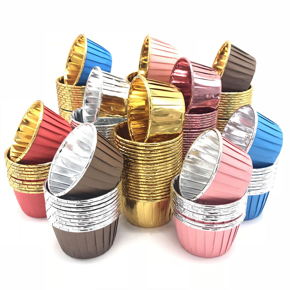 50Pcs Cangkir Kue Kertas Kreat - Baby Food Dessert ulasan dan harga