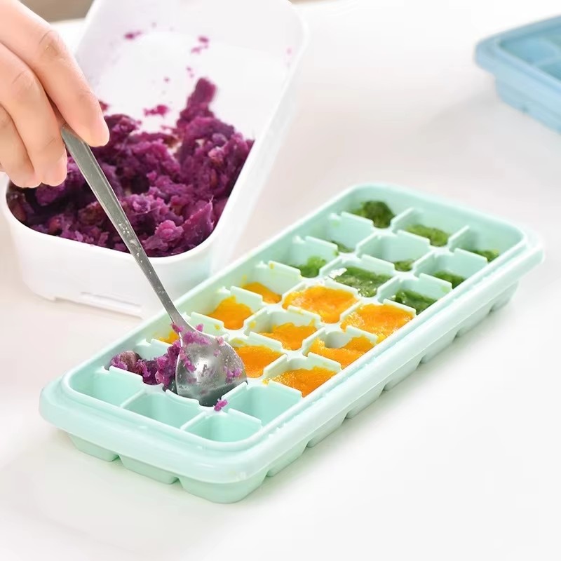 Cetakan Es Batu Silikon dengan - Baby Food Jelly ulasan dan harga